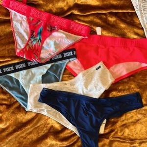 Pink Victoria Secret Free People NWT Underwear Panties